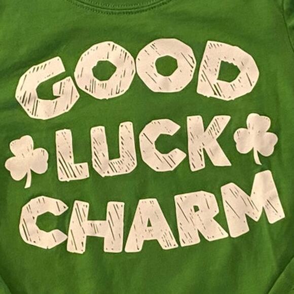 Sz 4T Good Luck Charm Long Sleeve T Shirt - Picture 2 of 5